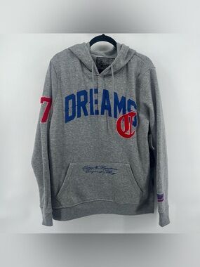 NWT Brooklyn Cloth Chasing Dreams Hoodie Men's Size Large Grey Red Blue